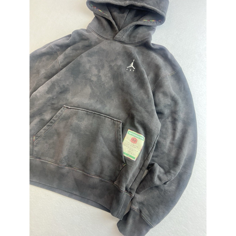 J Balvin ×‎ Jordan Brand UV Reactive Tie Dye Hoodie Size S SAMPLE - Picture 5 of 12